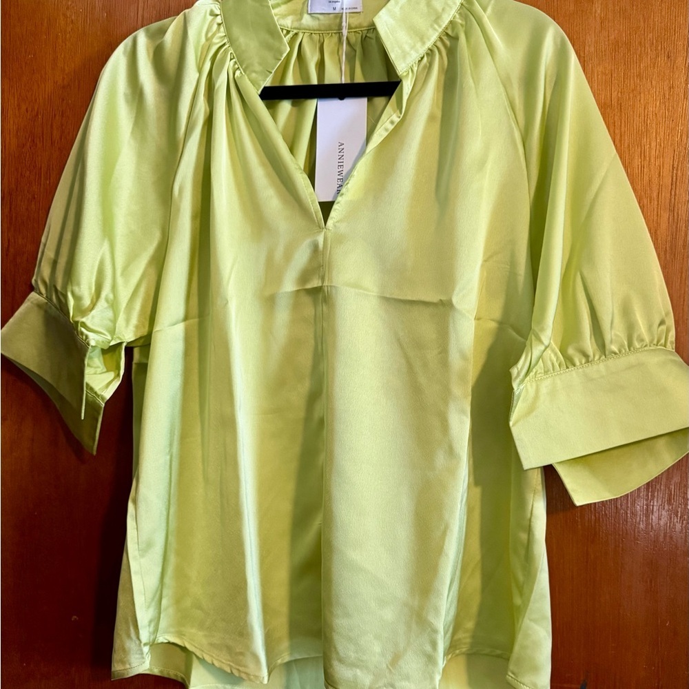 Elegant Lime Blouse for Women